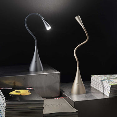 Lampada da tavolo flex in plastica e metallo colore oro Perenz Lampade da tavolo
